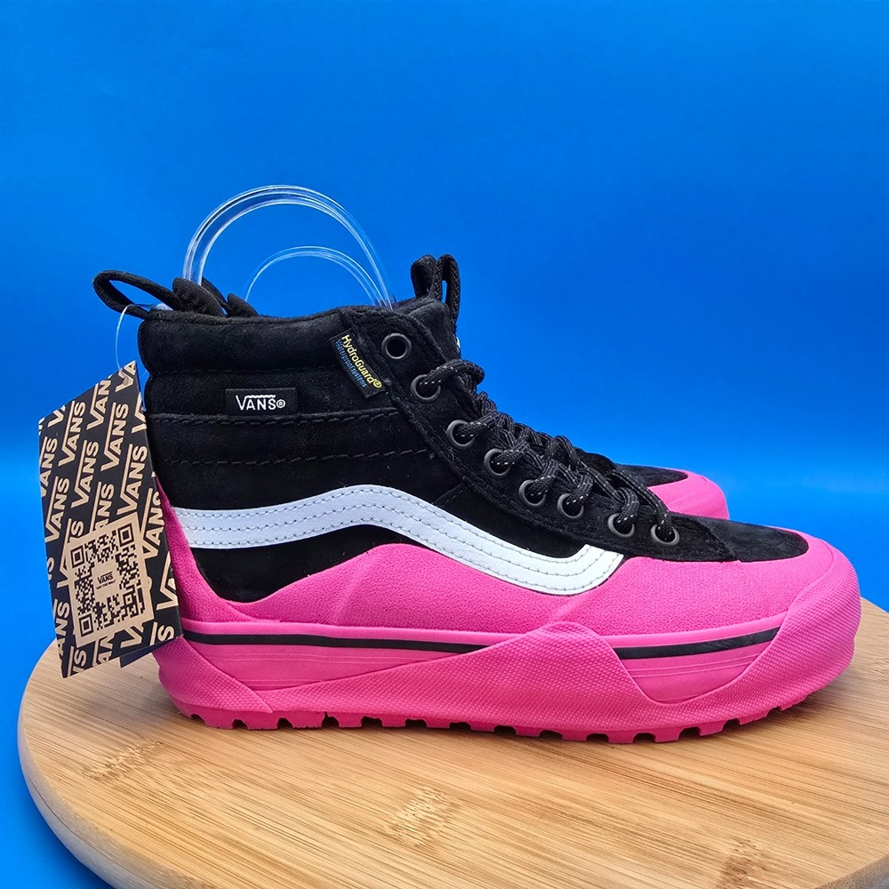 Vans Sk8-Hi MTE-3 All-Trac Cold Weather High-Top Sneakers - Pink Black 5.5 NEW
